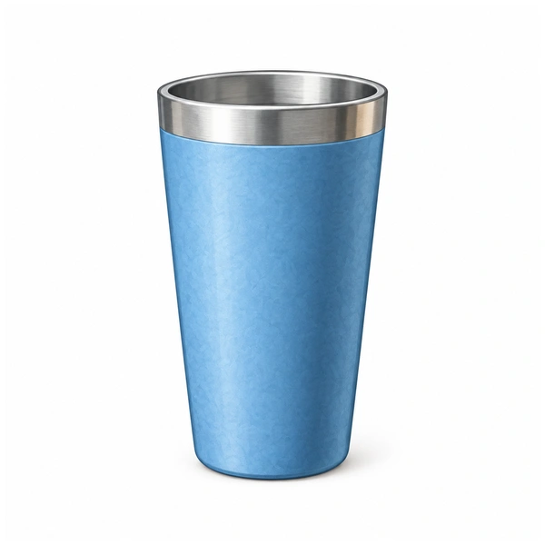 Ilustração de copo, garrafa e caneca térmica