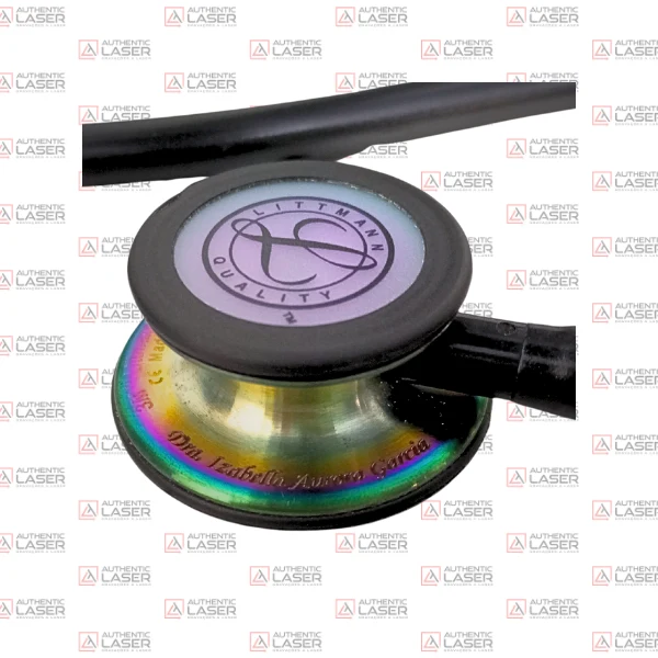 Gravação a laser: Estetoscópio