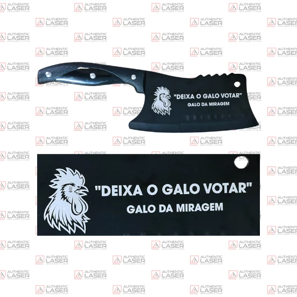 Gravação a laser: Talheres e facas